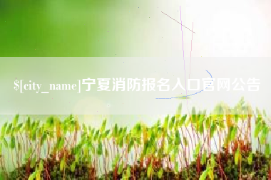 湘潭宁夏消防报名入口官网公告
