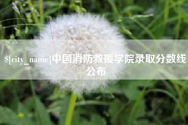 湘潭中国消防救援学院录取分数线公布
