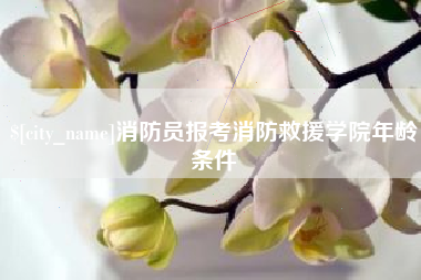 湘潭消防员报考消防救援学院年龄条件