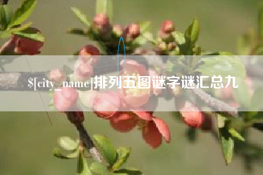 湘潭排列五图谜字谜汇总九