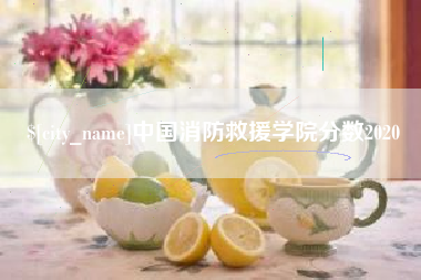 湘潭中国消防救援学院分数2020