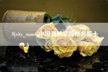 湘潭中国消防学院排名前十