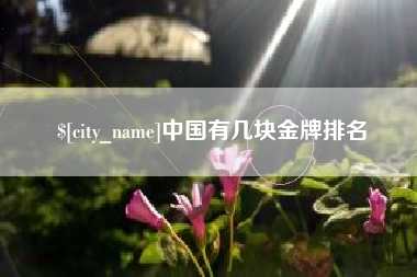 湘潭中国有几块金牌排名