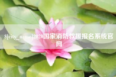 湘潭2020国家消防救援报名系统官网