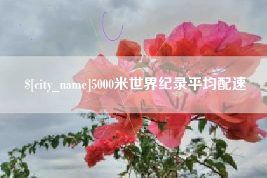 湘潭5000米世界纪录平均配速