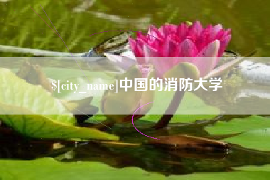 湘潭中国的消防大学