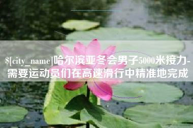 湘潭哈尔滨亚冬会男子5000米接力-需要运动员们在高速滑行中精准地完成