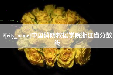 湘潭中国消防救援学院浙江省分数线