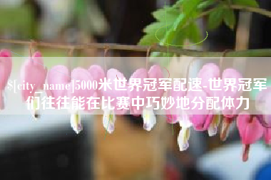 湘潭5000米世界冠军配速-世界冠军们往往能在比赛中巧妙地分配体力
