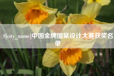 湘潭中国金牌图案设计大赛获奖名单