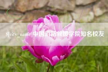 湘潭中国消防救援学院知名校友