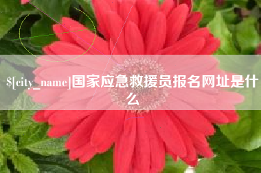 湘潭国家应急救援员报名网址是什么
