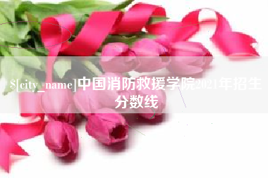 湘潭中国消防救援学院2021年招生分数线