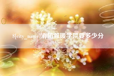 湘潭消防救援学院要多少分